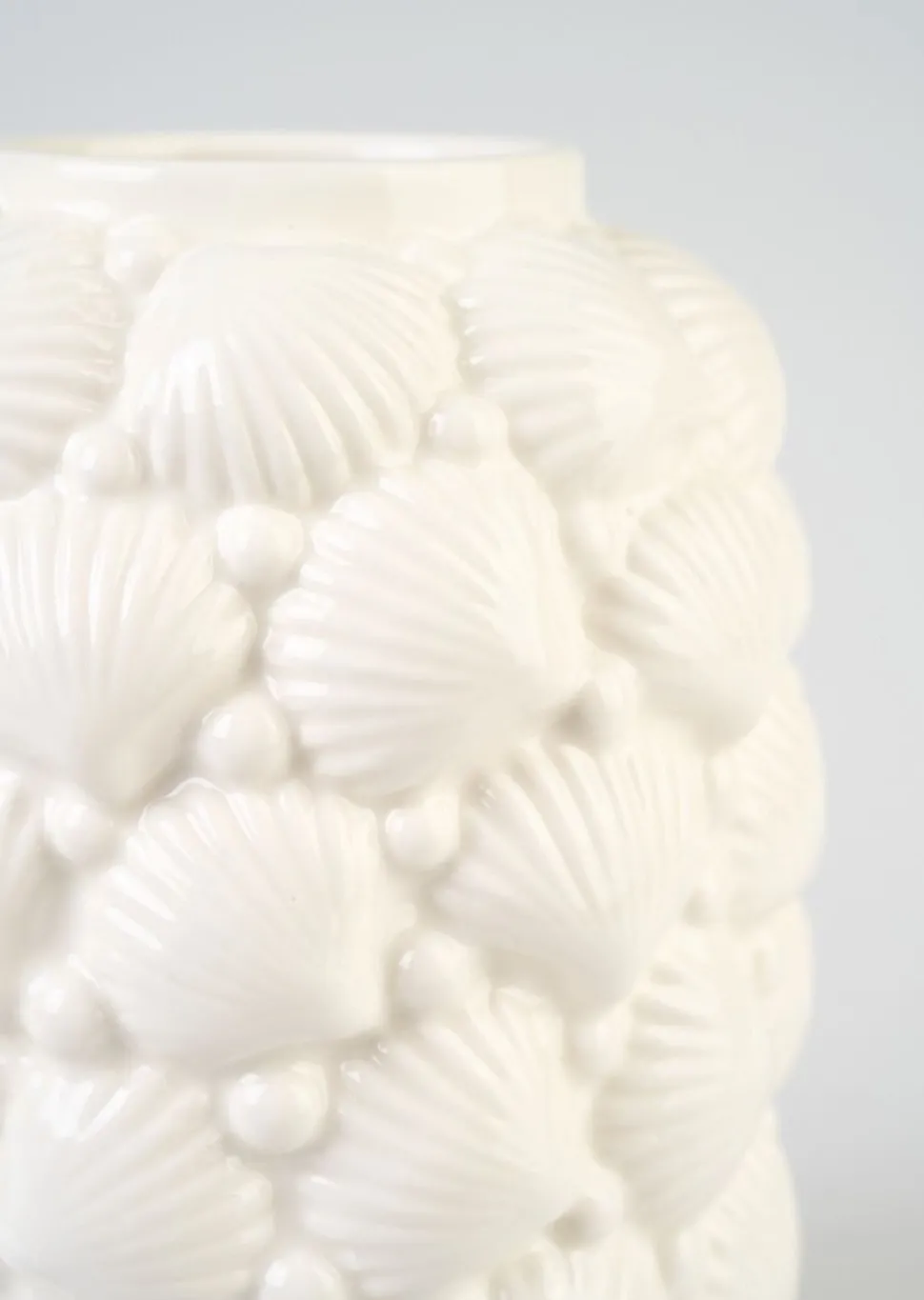 Vase hvit - 15,7x15,7x20,8 cm