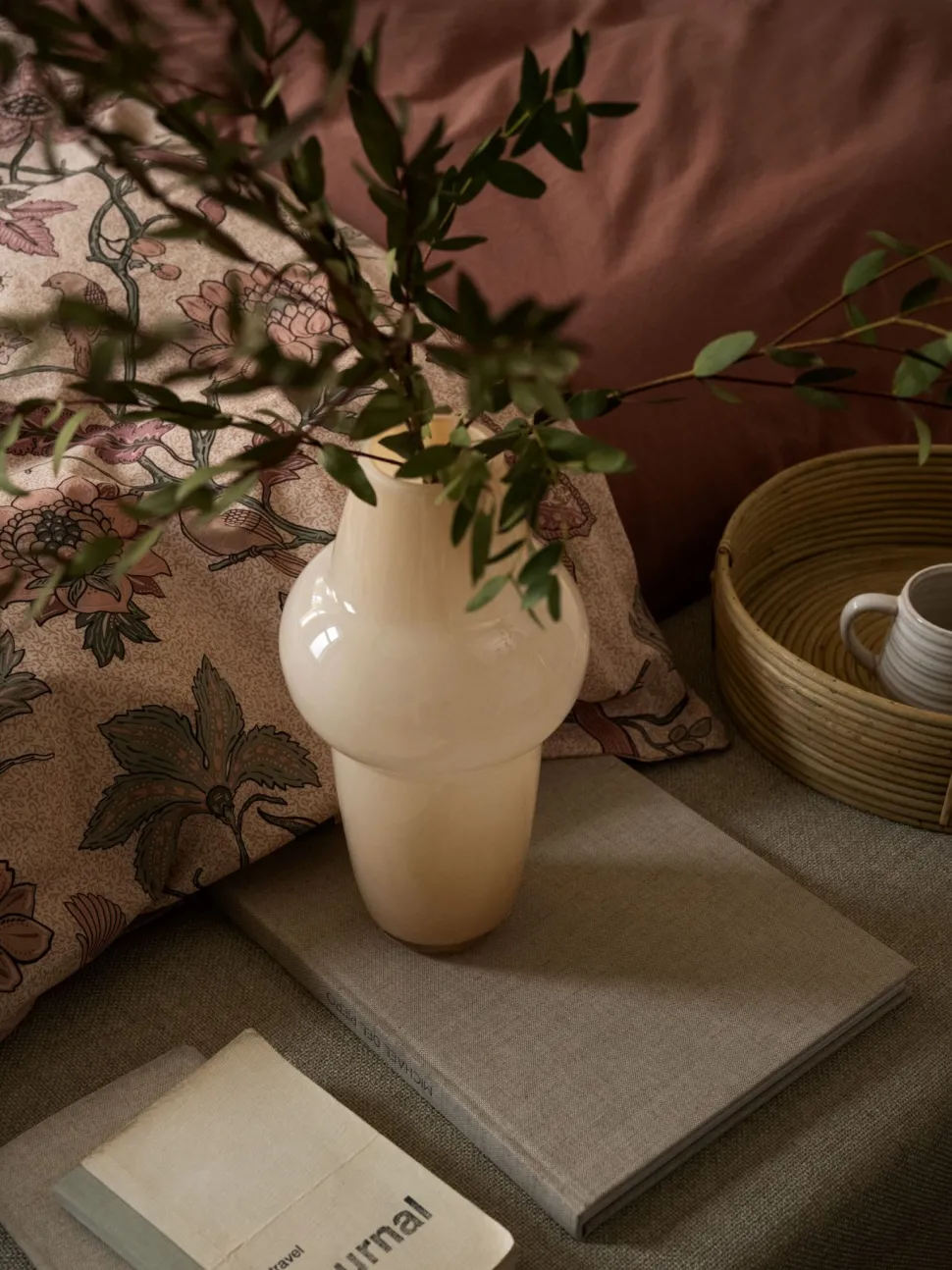 Vase lys beige - 17,5x17,5x33,5 cm