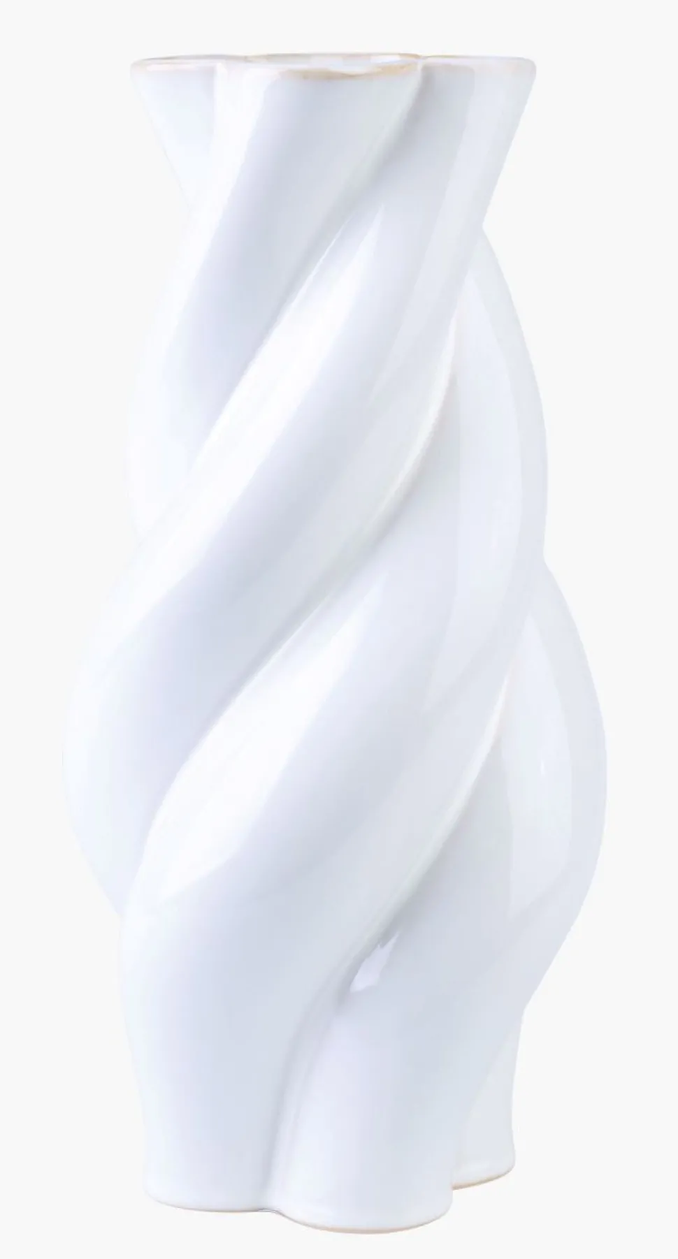 Vase offwhite - 14x14x30 cm