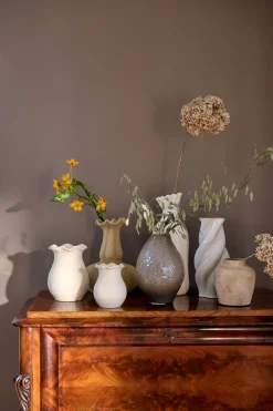 Vase offwhite - 14x14x30 cm