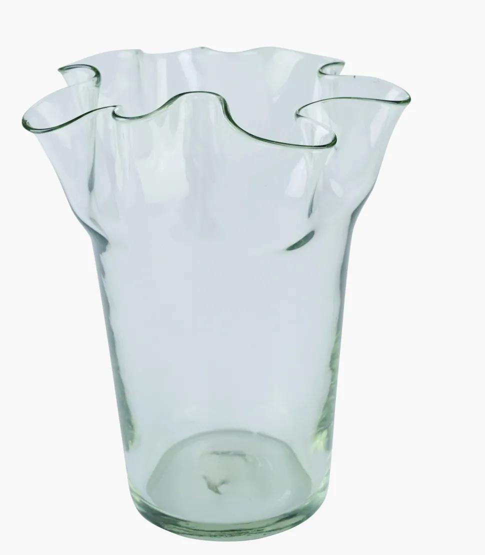Vase transparent - 17,5x17,5x15,5 cm