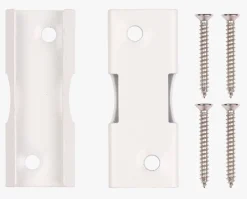 Veggbrakett hvit - 15 cm