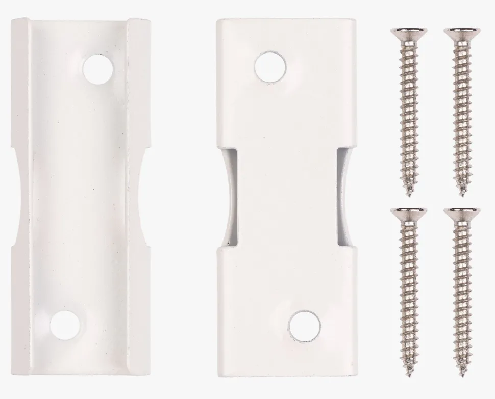 Veggbrakett hvit - 15 cm