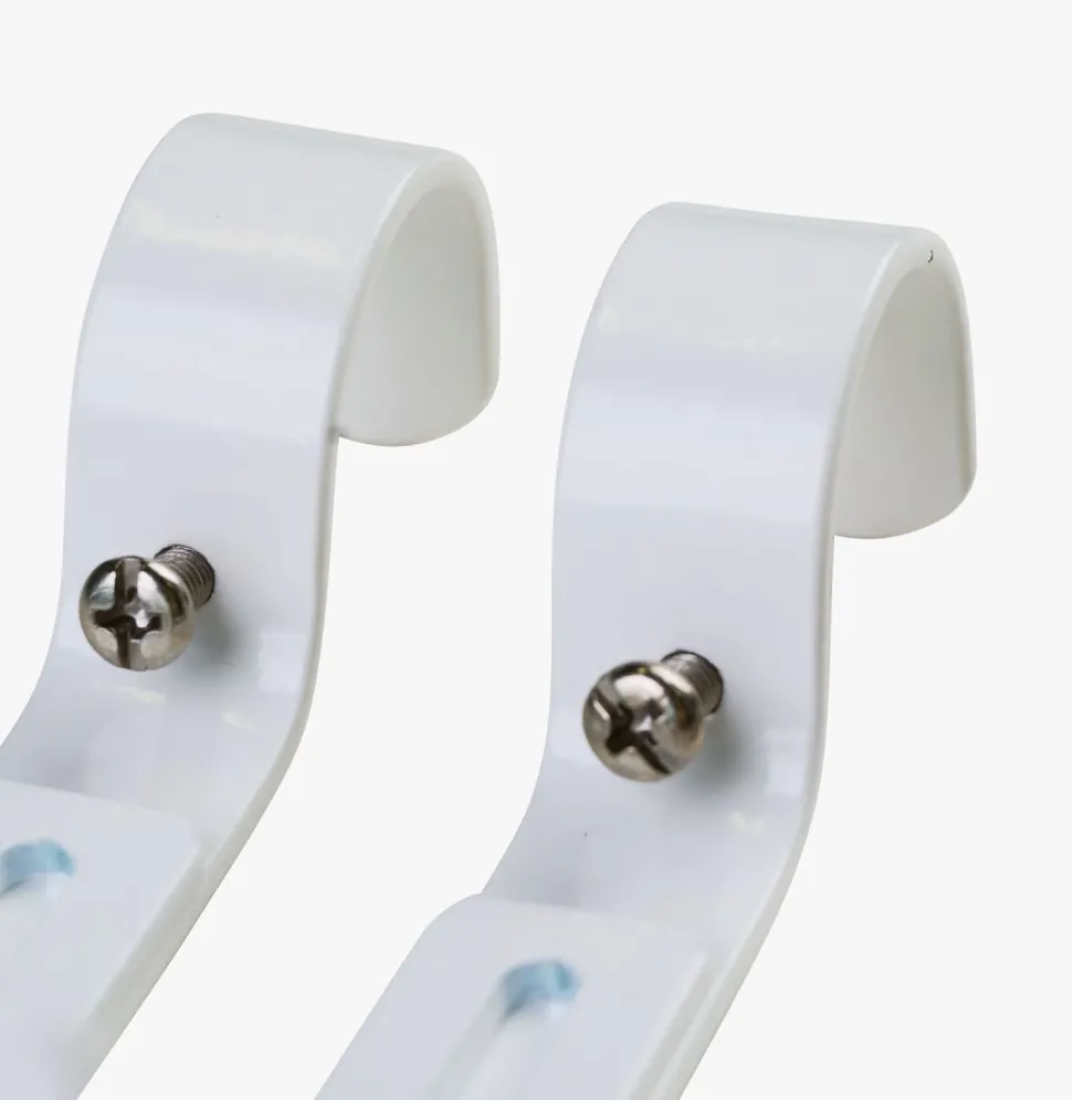 Veggfester hvit - 10/13 mm