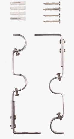 Veggfester stål - 22/25 cm