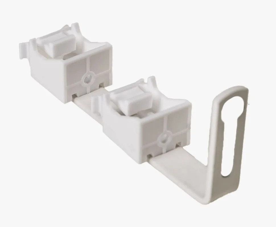 Veggvinkel 4 stk hvit - 5 cm