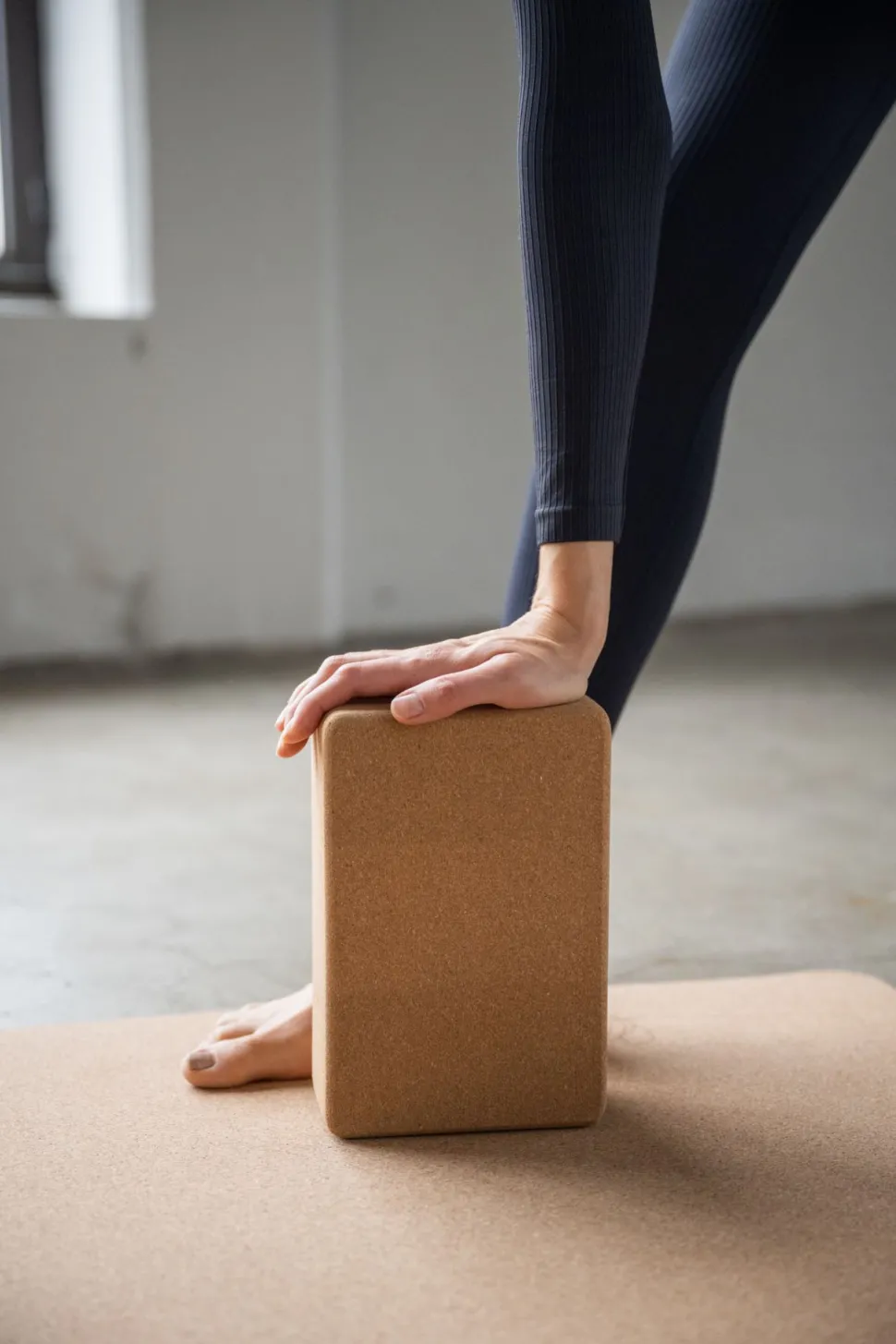 Yoga blokk natur - 23x15 cm